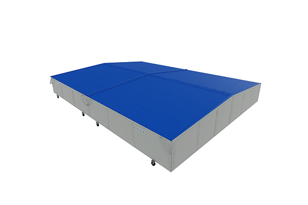 撑杆跳海绵包防护棚(图1)