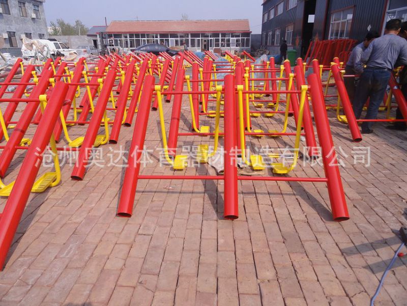 奥达体育户外健身路径小区健身器材双人踏步浪板体育用品(图10) undefined
