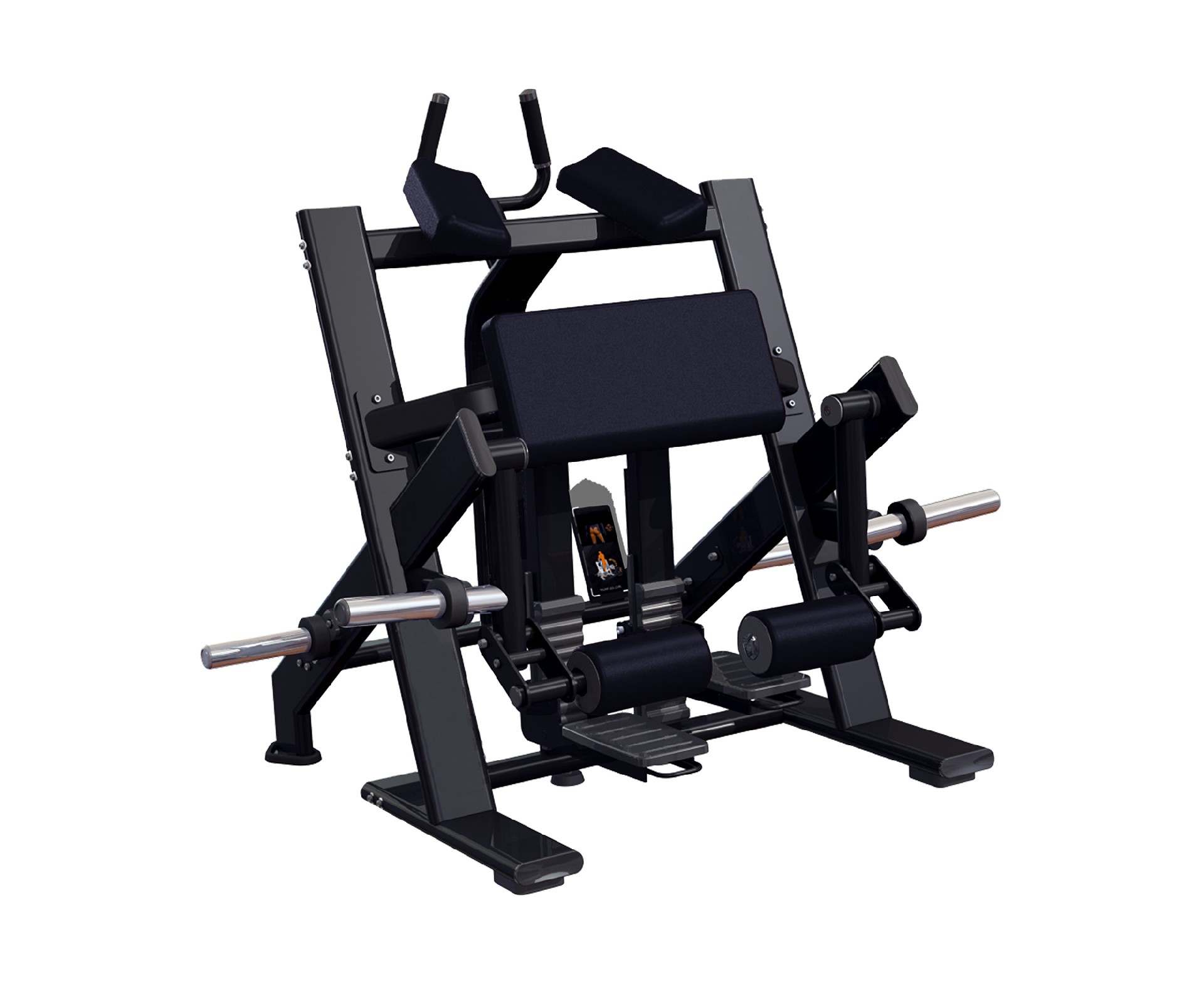 坐式下斜推胸(图7) 坐式下斜推胸(图7)